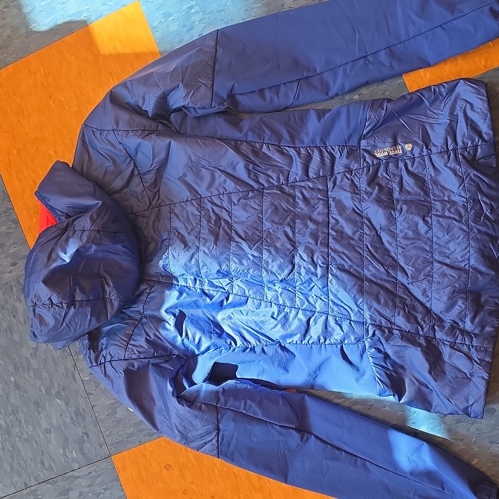 Salewa Women's Blue Hooded Jacket - Picture 2 of 6
